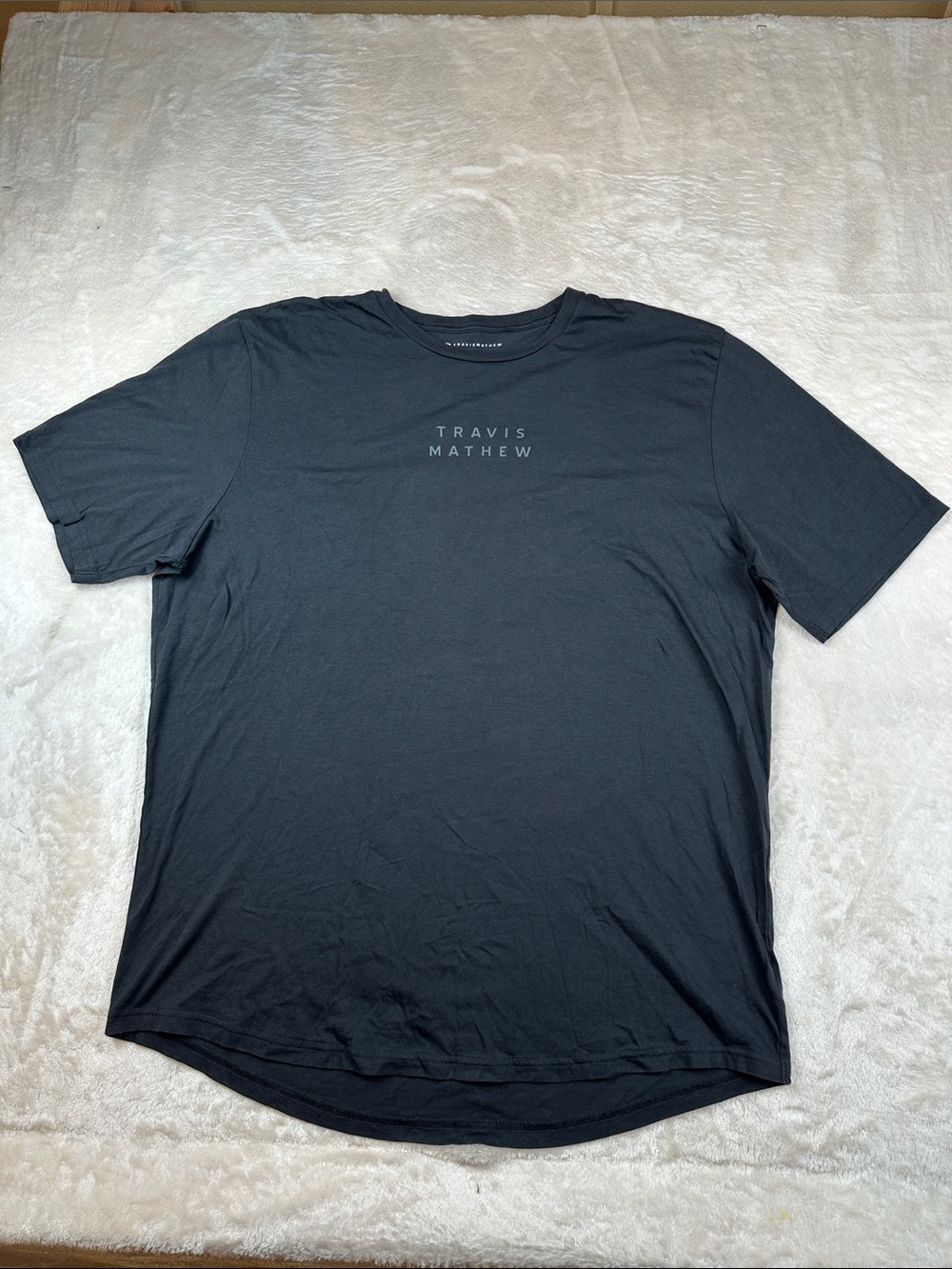 Travis Mathew Black Short-Sleeve Crew Tee
